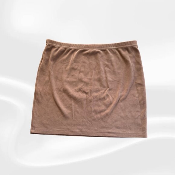 SHEIN Women’s Basic Mini Skirt Duo – Size XL – Black & Taupe – Stretchy Skirt - Picture 3 of 6